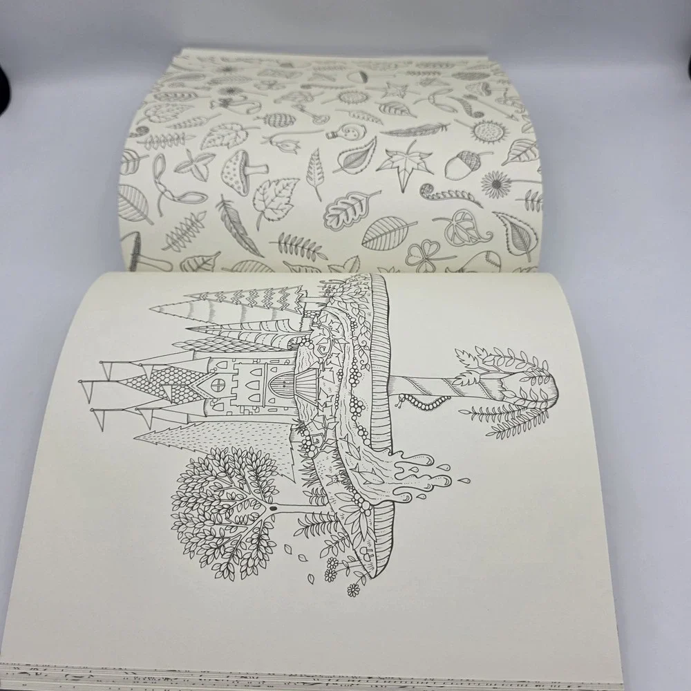 Enchanted Forest An Inky Quest‎ & Coloring Book By Johanna Basford Adults Youth